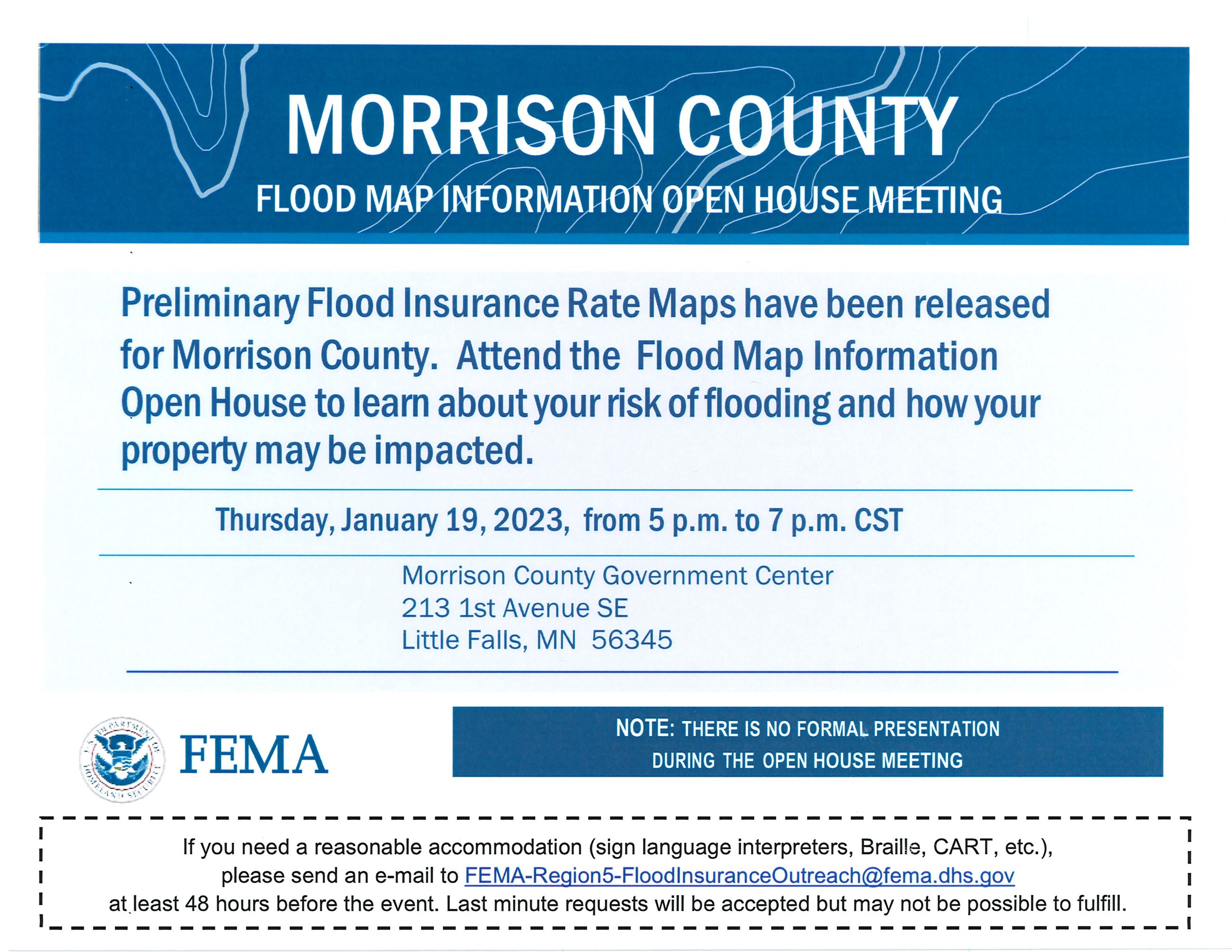 FEMA open house invite